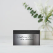 Metal business card visitekaartje (Staand voorkant)