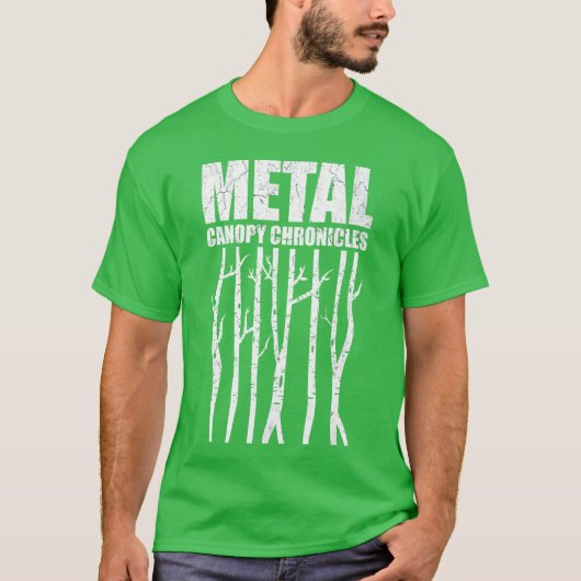 Metal Canopy Chronicles Birch Rock vintage T-shirt (Voorkant)