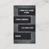 Metal Card Visitekaartje (Achterkant)