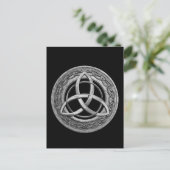 Metal Celtic Trinity Knot Briefkaart (Staand voorkant)
