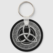 Metal Celtic Trinity Knot Sleutelhanger (Voorkant)