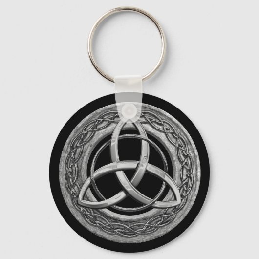 Metal Celtic Trinity Knot Sleutelhanger (Voorkant)