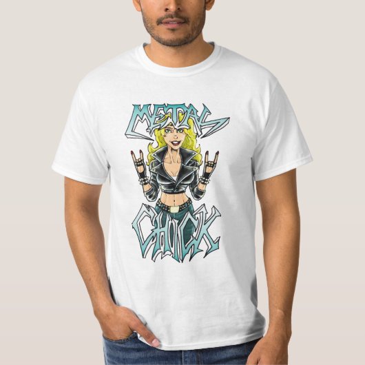 Metal Chick T-shirt (Voorkant)