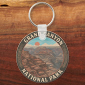 Metal Circle 2: Nationaal park Grand Canyon Sleutelhanger (Voorkant)