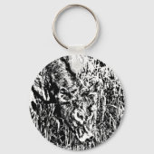 Metal Circle Sleutelhanger, 5,08 cm Sleutelhanger (Voorkant)