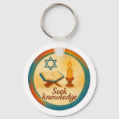 Metal Circle Sleutelhanger – dubbelzijdige custom  (Voorkant)