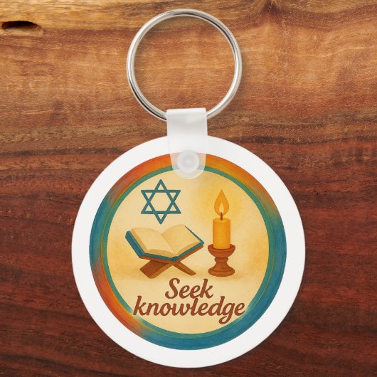 Metal Circle Sleutelhanger – dubbelzijdige custom  (Achterkant)