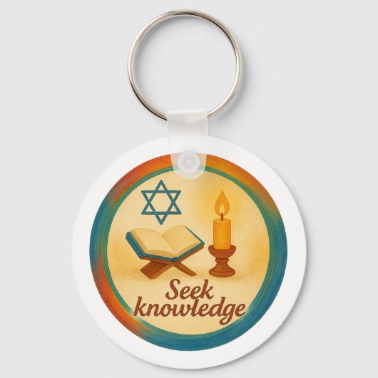 Metal Circle Sleutelhanger – dubbelzijdige custom  (Achterkant)