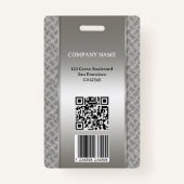Metal Company Medewerker Foto ID Badge (Achterkant)