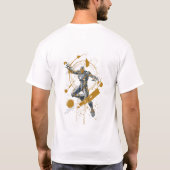 Metal Construct Guardian Superheld T-Shirt Ontwerp (Achterkant)
