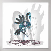 Metal Crane Poster (Voorkant)