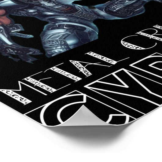 Metal Crusher Cyborg Poster (Hoek)