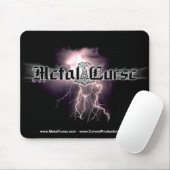 Metal Curse logo mousepad Muismat (Met muis)