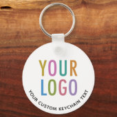 Metal Custom Business Sleutelhanger met Company Lo (Voorkant)