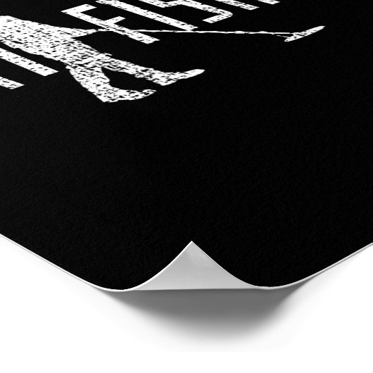 Metal Detecting Detector Fishing Poster (Hoek)