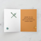 Metal Detecting Happy Birthday Custom Name Kaart (Binnen)