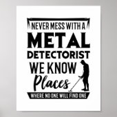 Metal Detectorist Poster (Voorkant)