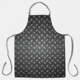 Metal Diamond Checker Bord Heavy Metal ManCave Schort