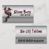 Metal Dragon Visitekaartje (Voorkant / Achterkant)