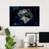 Metal Earth Poster (Thuiskantoor)