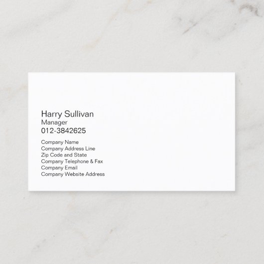 Metal Electric Plug Icon Elektricien Visitekaartje (Achterkant)