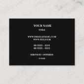 Metal Elegant Visitekaartje (Achterkant)