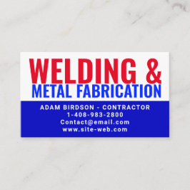 Metal Fabrication & Welding Contractor Services | Contactkaartje