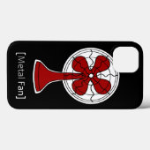 Metal Fan Case-Mate iPhone Case (Achterkant (horizontaal))
