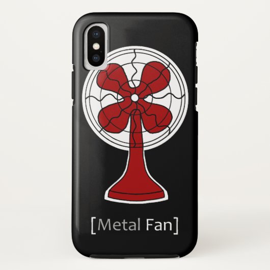 Metal Fan Case-Mate iPhone Case (Achterkant)