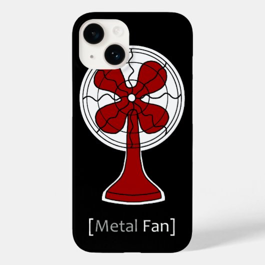 Metal Fan Case-Mate iPhone Case (Achterkant)