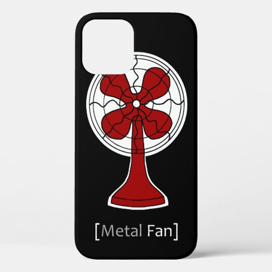 Metal Fan Case-Mate iPhone Case (Achterkant)