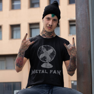 Metal Fan Heavy Metal Muziek T-shirt