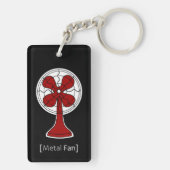 Metal Fan Sleutelhanger (achterkant)