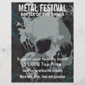 Metal Festival Music Flyer (Achterkant)