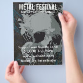 Metal Festival Music Flyer (Hand)