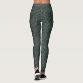 Metal Floral V Leggings (Achterkant)