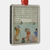 Metal forge uit 'Shah-Name' Metalen Ornament (Rechts)