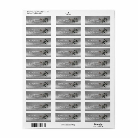 Metal Garden Labels (Full Sheet)