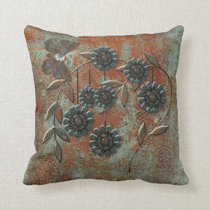 Metal Garden Print Kussen