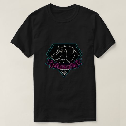 ° METAL GEAR SOLID ° Diamond Dogs Neon Logo Essent T-shirt (Design voorkant)