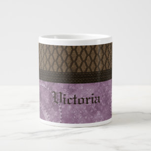 Metal Gear Steampunk Jumbo Mok, Paars Grote Koffiekop