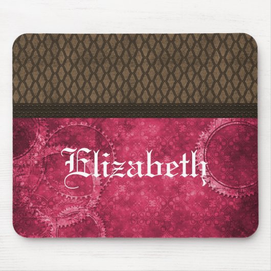 Metal Gear Steampunk Mousepad, Roze Muismat (Voorkant)