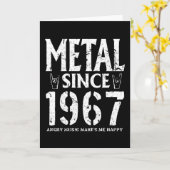 Metal Gift Birthday Vintage 1967 Kaart (Gele Bloem)