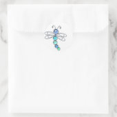 Metal & Glass Dragonfly Stickers (Tas)