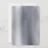 Metal Gold, zilver - Brass Bachelorette Kaart (Achterkant)