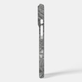 Metal Grey Shine Case-Mate iPhone Case (Achterkant / Links)