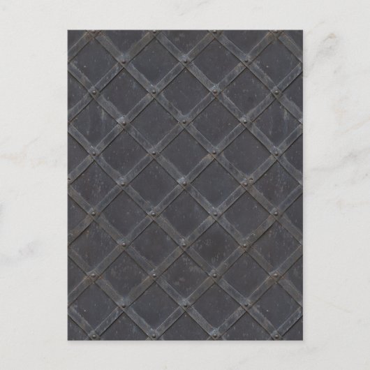 Metal Grille Lattice Framework Texture Briefkaart (Voorkant)