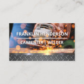 Metal Grinder | Staal bekleed Visitekaartje (Voorkant)