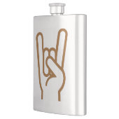 Metal Hand Heupfles (Links)