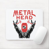 Metal Head Funny Welder Welding Helmet Muismat (Met muis)
